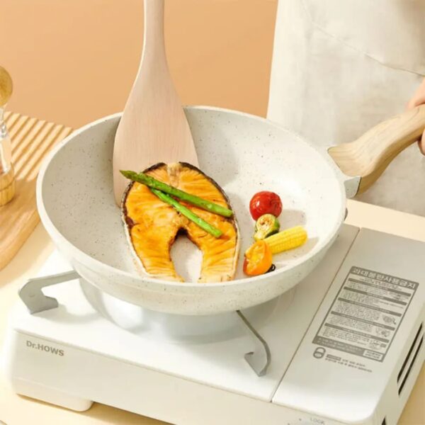 boreine nonstick die cast aluminium fry pan