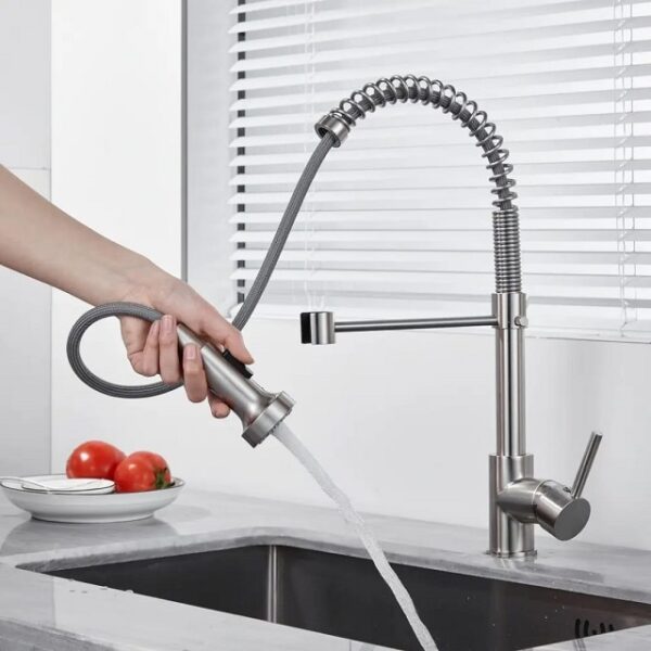 modern kitchen faucet pull out